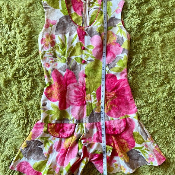 Vintage Tropical Floral Romper - Picture 14 of 14